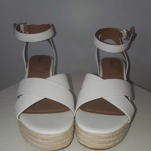 Style & Co White Espadrilles -size 10